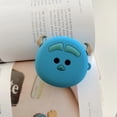 thumbnail image 4 of Funda protectora de silicona para auriculares Samsung Galaxy Buds 2 pro/Buds 2/Buds Pro/buds Live con dibujos animados en 3D, Ojo Verde, 4 of 4