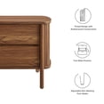 thumbnail image 3 of Cadence 2-Drawer Nightstand in Oak, 3 of 60