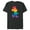 Dark Heather, variant on Minnie Mouse Pride Classic Pose Rainbow Icon Fill - Short Sleeve Blended T-Shirt for Adults - Customized-Purple