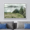 thumbnail image 2 of wall26 Framed Canvas Print Wall Art Green Pine Tree Forest Landscape Nature Wilderness Illustrations Fine Art Farmhouse/Country Decorative Rustic for Living Room, Bedroom, Office - 16"x24", 2 of 7