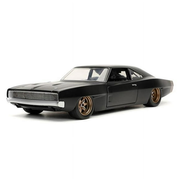 Jada Toys JAD32614 1968 Dodge Charger Widebody Model Car - Fast & Furious 9 2021 in Primer Black
