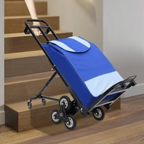 ChicHomey Stair Climbing Cart - 460 lbs Load, Adjustable Armrest Climber Hand Truck,8-Wheel Folding,for Home/warehouse