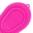thumbnail image 3 of Alfombrilla de silicona para limpieza de brochas de maquillaje, limpiador de brochas cosméticas, almohadilla de limpieza de brochas, cuenco de limpieza de brochas de maquillaje plegable, 3 of 5