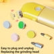 thumbnail image 4 of Juego de limas de uñas eléctricas profesionales para bebés y adultos con 6 cabezales de esmerilado, motor silencioso de 4 velocidades de 35 dB, cortaúñas seguro con rotación de 360 ° y amortiguador, 4 of 4
