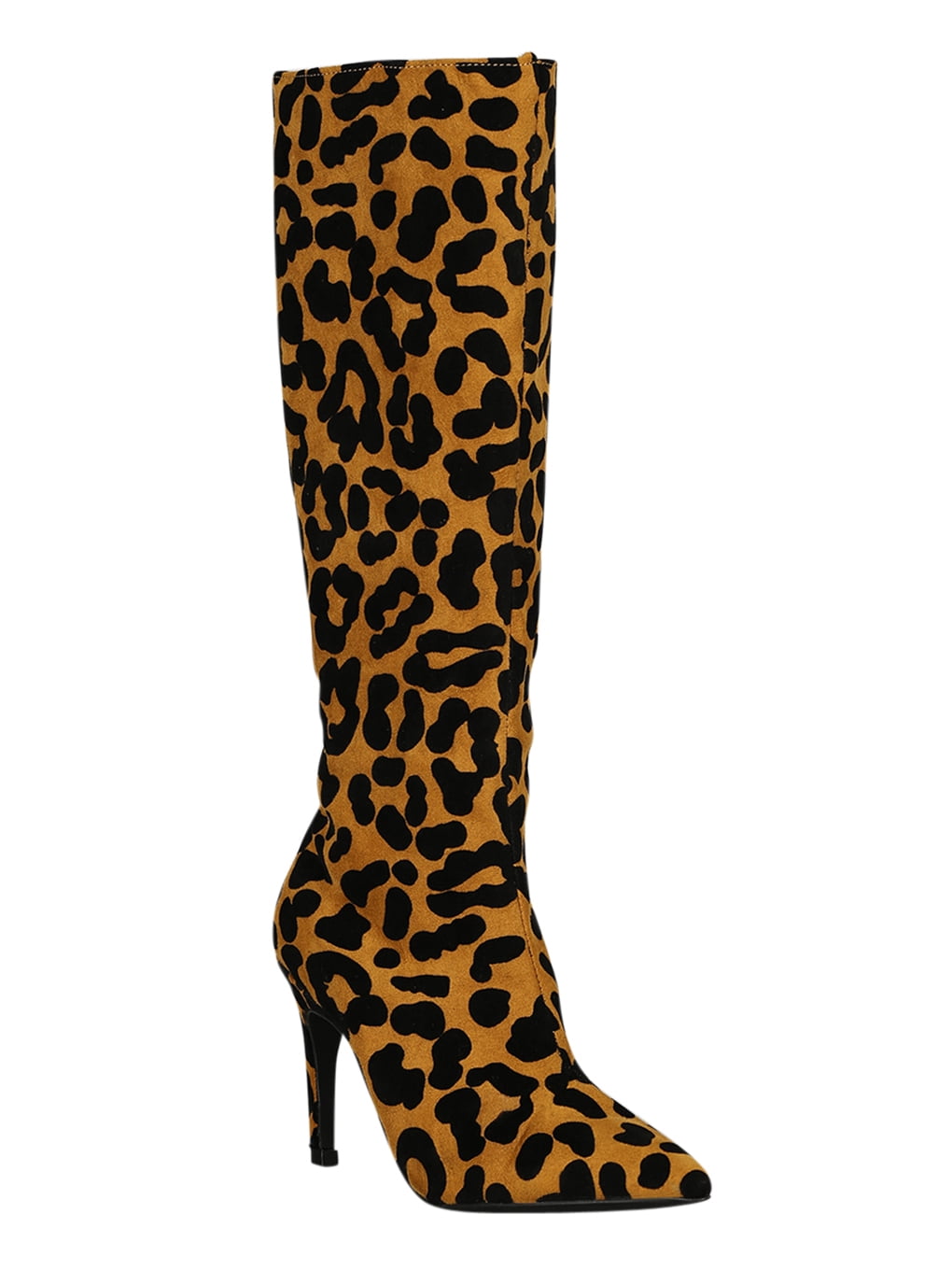 leopard dress with boots