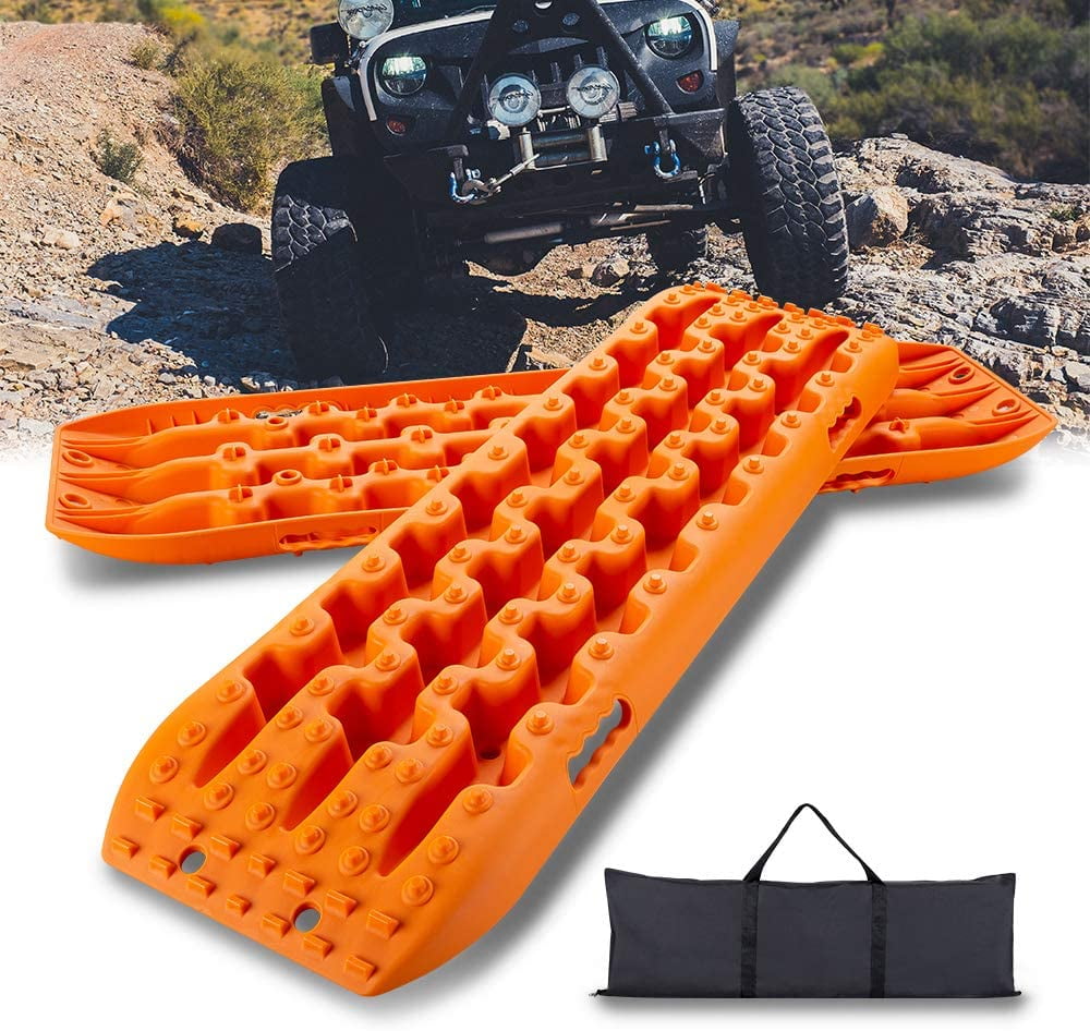 IKURAM Recovery Boards Traction Tracks Mat, 2 Pcs Traction Boards