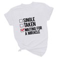 thumbnail image 4 of Herrnalise Valentines Day Shirts For Women Crewneck Valentine's Day Letter Print Slim Fitted Short Sleeve T-Shirt Stretchy Bodycon Basic Tee Tops Valentines Day Gifts For Her, 4 of 6