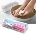 thumbnail image 3 of Juego de herramientas de pedicura profesional YONGSHENG Kit de cuidado de pies Raspador de pies de acero inoxidable color azul, 3 of 4