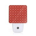 thumbnail image 1 of Fotbe Red White Snowflakes Luz Nocturna LED, Luz de Noche con Sensor de Luz Natural de Anochecer a Amanecer, Se Enchufa a la Pared, Blanco Cálido 0.5W-UK, 1 of 7