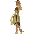 thumbnail image 2 of California Costumes 70's Gold Disco Dress Adult Costume | Medium Female, 2 of 4