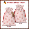 thumbnail image 2 of Naloa Cute Pig Face Drawstring Christmas Bags, 3D Xmas Gift Bags, Christmas Wrapping Bags, Xmas Goodie Bags, Treat Pouch Bags, Party Favor Bags-Medium, 2 of 9