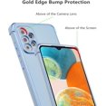 thumbnail image 3 of for Samsung Galaxy A23 4G/5G Case Luxury Plating Edge Case Cover Slim Lightweight Glossy Bling Phone Case Soft TPU Shockproof Bumper Case Electroplated Case,Blue, 3 of 6