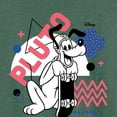 thumbnail image 3 of Disney - Mickey & Friends - Pluto Skates Too - Retro Style - Women's Lightweight French Terry Long Sleeve Shirt, 3 of 5