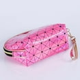 thumbnail image 3 of Holographic Portable Travel Cosmetic Makeup Bag PU Handy Toiletry Waterproof, 3 of 6