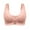 Pink, variant on CFLVAEK Front Hook Bras for Women Plus Size Push Up Full Coverage Everyday Bras Breathable Wireless Bralette Beige XXXXXXXXXXXL