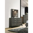 thumbnail image 2 of ACME Valdemar Metal and Wood Bedroom Dresser in Weathered Gray, 2 of 8