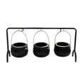 thumbnail image 2 of Plastic Candy Buc Ket, Halloween Candy Jars 3 Piece Set Black Candy Bucket Set, 2 of 6