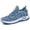 Blue, variant on Women Casual Shoes Fashionable Lace Up Sneakers Breathable Mesh Material Comfortable Structure Professional Walking Running Shoes Lightweight Athletic Footwear ,Us Size:9.5
