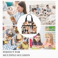 thumbnail image 3 of DouZhe Lunch Bags for Women and Men, Funny Dogs Cute Puppy Prints Reusable Portable Insulated Cooler Waterproof Lunch Tote Bag for Travel Work Picnic, 3 of 7