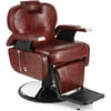 Artist Hand Hydraulic Red Recliner Barber Chair Tattoo Salon Chair for Hair Stylist Heavy Duty Salon Equipment