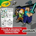 thumbnail image 7 of Crayola Minecraft Coloring Book with Stickers, 96 Coloring Pages, Video Game Coloring Book, Minecraft Gift for Kids, Craft Activity, Ages 3+, 7 of 7