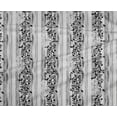 thumbnail image 4 of oneOone Polyester Lycra White Fabric Stripe|Leaves & Floral Block Sewing Material Print Fabric By The Yard 56 Inch Wide, 4 of 4