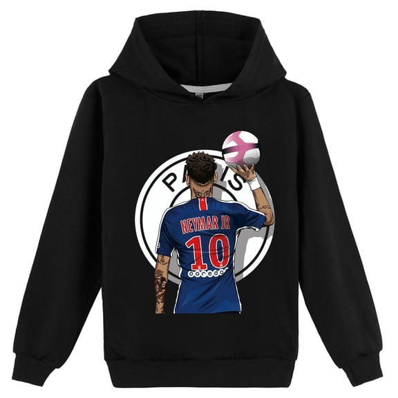 Children's Graphic Sweatshirts & Hoodies Neymar Pullover Hooded Casual Sport Sweatshirt Tops