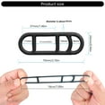 thumbnail image 3 of 20Pcs Front Light Elastic Bike Silicone Elastic Strap Bandages Bicycles Lamp Mount Stand Easily to Install, 3 of 8