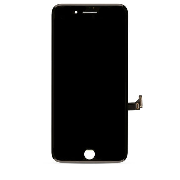 Replacement LCD Assembly With Steel Plate Compatible For iPhone 8 Plus (Aftermarket) (Black)