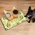 thumbnail image 3 of Dog Food Mat with Fresh Avocado Print, Absorbent Waterproof Pet Feeding Mat, Non-Slip, Quick Dry, Easy Clean Mat for Pet Feeding Area and Kitchen, 3 of 6