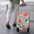 thumbnail image 3 of Pioneer Flower Floral Print Pattern Luggage Cover Fashion Suitcase Cover Baggage Covers Fit 25-28 Inch Luggage (Go Travel), 3 of 5