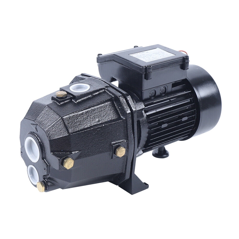 750W 110V Shallow/Deep Well Jet Pump Convertible Pump w/ Ejector Kit Well Depth Up for Home Water Supply