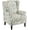 Light Blue Floral&bird, variant on Danniu Floral Accent Chair, High Back Upholstered Armchair with Solid Legs, Leisure Single Sofa Chair for Living Room, Bedroom, Home Office, Light Blue Floral&Bird