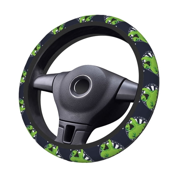 Oogie-Boogie Steering Wheel Cover Elastic Stretch Breathable Vehicle Steering Wheel Protector Car Interior Accessories