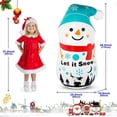 thumbnail image 4 of Muñeco de nieve inflable gigante Fuerza Aérea -1,1 mx 0,6 m -blanco y azul-muñeco de nieve-interior y exterior-arcilla., 4 of 5