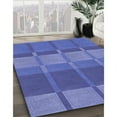 thumbnail image 3 of Ahgly Tapis Rond Lavable en Machine Intérieur Transitionnel Bleu Ciel, 8 Pieds Rond, 3 of 7