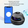 thumbnail image 3 of Yuarrent Máquina de saltar la cuerda eléctrica con conexión Bluetooth, pantalla LED, luz colorida, máquina de saltar la cuerda inteligente Accesorios para máquinas de ejercicios Blanquecinos, 3 of 4