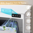 thumbnail image 4 of FANRAL Tilt Out Trash Can Cabinet,Hidden Trash Cabinet with Negative Ion & Ozone Odor Control,Wooden Compact Laundry Hamper Cabinet for Kitchen Bathroom Laundry Room, 4 of 7