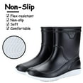 thumbnail image 2 of AUXDIQ Wellington Boots Men Mid-calf Wellies Waterproof Rain Boots Outdoor Garden Shoes, 2 of 6