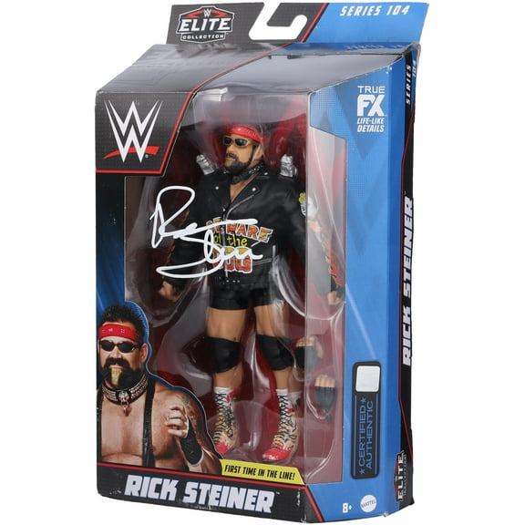 Rick Steiner WWE Autographed Mattel Elite Collection Series 104 Action Figure - Fanatics Authentic Certified