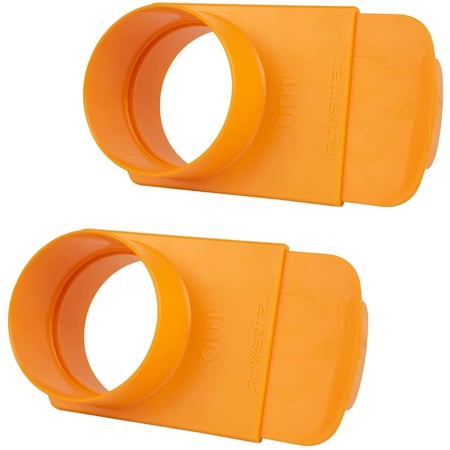 UPC: 0843441111337 | POWERTEC 70295-P2 4-Inch Integrated Blast Gate Clog Resistant  Anti Gap Tapered ABS Plastic Fitting for Dust Collection Systems  2PK