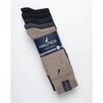 thumbnail image 2 of Calcetines de vestir Nautica para hombre, 5 unidades, color marrón jaspeado, 2 of 7