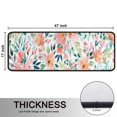 thumbnail image 5 of Kitchen Rugs Sets Of 2,Pioneer Flower Floral Print Pattern Anti Fatigue Kitchen Mat Rugs Non Slip Washable,Decorative Kitchen Floor Mats for Kitchen,Sink,Laundry,17"x47"+17"x47", 5 of 5