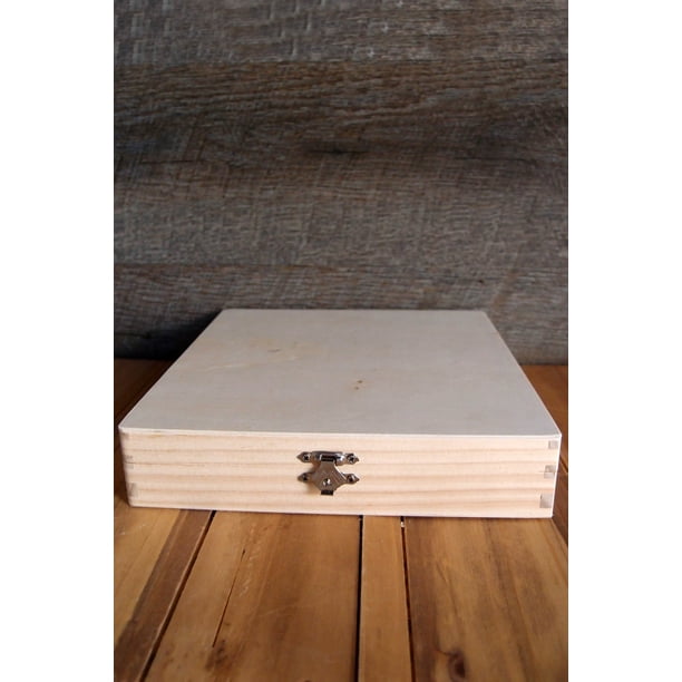 Unfinished Wood Cigar Box