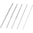 thumbnail image 2 of Brocas helicoidales extralargas de alta velocidad, broca en espiral de alta dureza para perforar madera, plástico, aluminio y materiales compuestos (5 piezas, plateado -t, 2 of 5