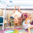 thumbnail image 6 of Max & Lily Twin Loft Bed with Slide, Solid Wood Loft Beds with Ladder for Kids, White, 6 of 12