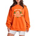 thumbnail image 4 of Gibobby Fashion Tunic Sudadera informal sin capucha de manga larga con cuello Rojoondo y estampado de navideñas para mujer para la temporada de otoño e invierno (Anaranjado, S), 4 of 5
