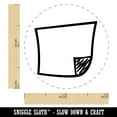 thumbnail image 2 of Paper Note Self-Inking Rubber Stamp Ink Stamper - Orange Ink - Mini 1/2 Inch, 2 of 7