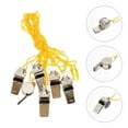 thumbnail image 2 of LEEYNEER Sifflet de Sport Ensemble de 2 Sifflets Portables Sécurité Randonnée Lanière pour Enseignant Premiers Secours à Pied Extérieur Acier Inoxydable, 2 of 6