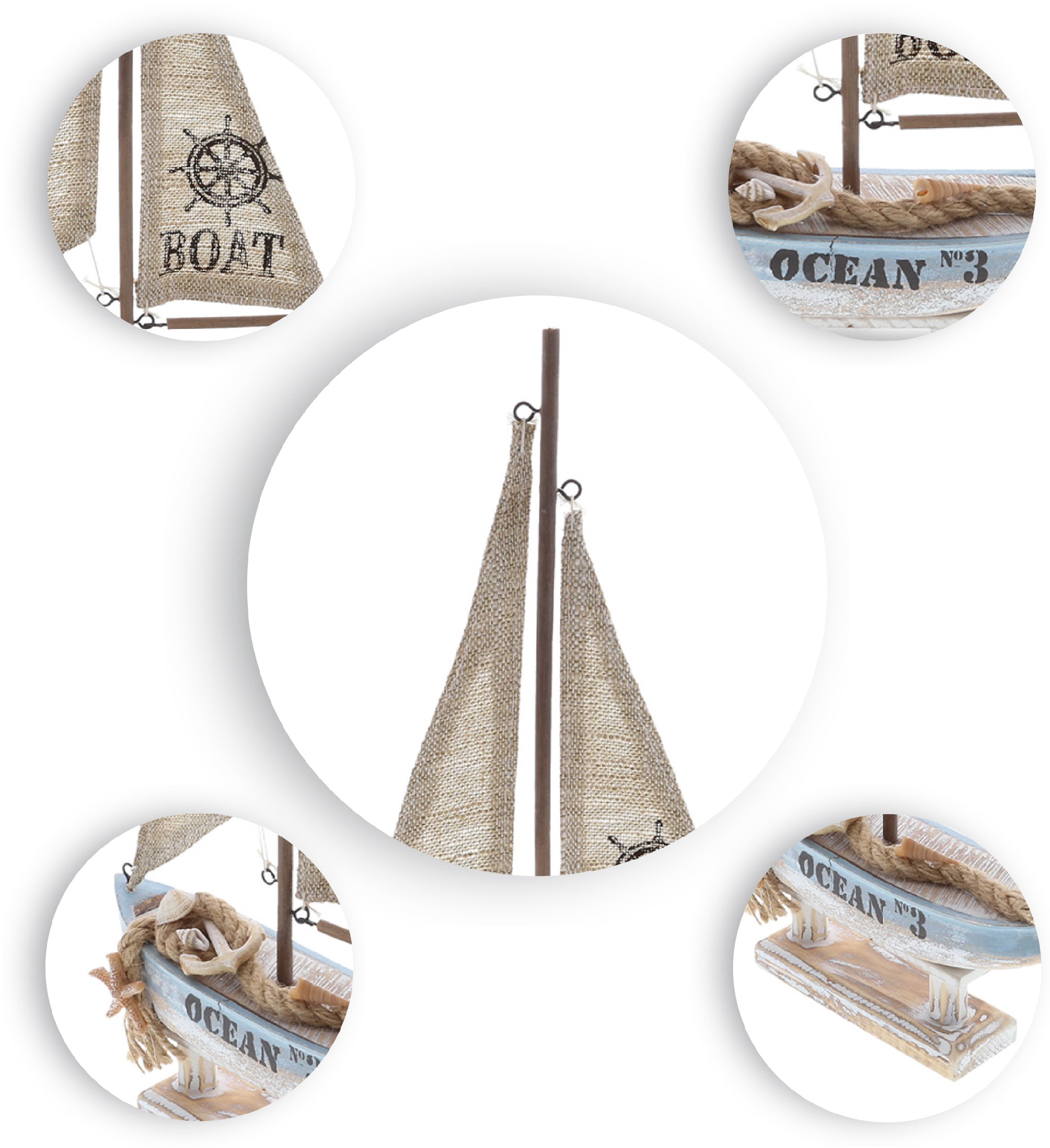 CoTa Global Coastal Horizon Schmuckschatulle – Handgefertigte Holzbox Mit Seestern, 10,7 Cm